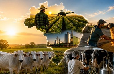 Agronegócio emprega 28,4 milhões de pessoas e alcança novo recorde no Brasil