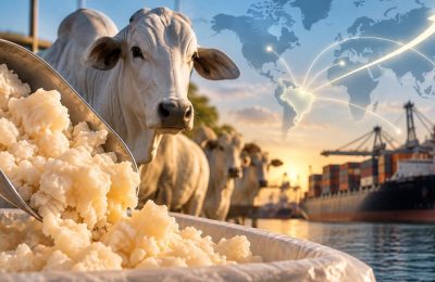 Brasil salta do 31º para o 2º lugar no ranking mundial de exportação de sebo bovino